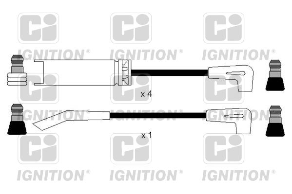 QUINTON HAZELL Комплект проводов зажигания XC1127